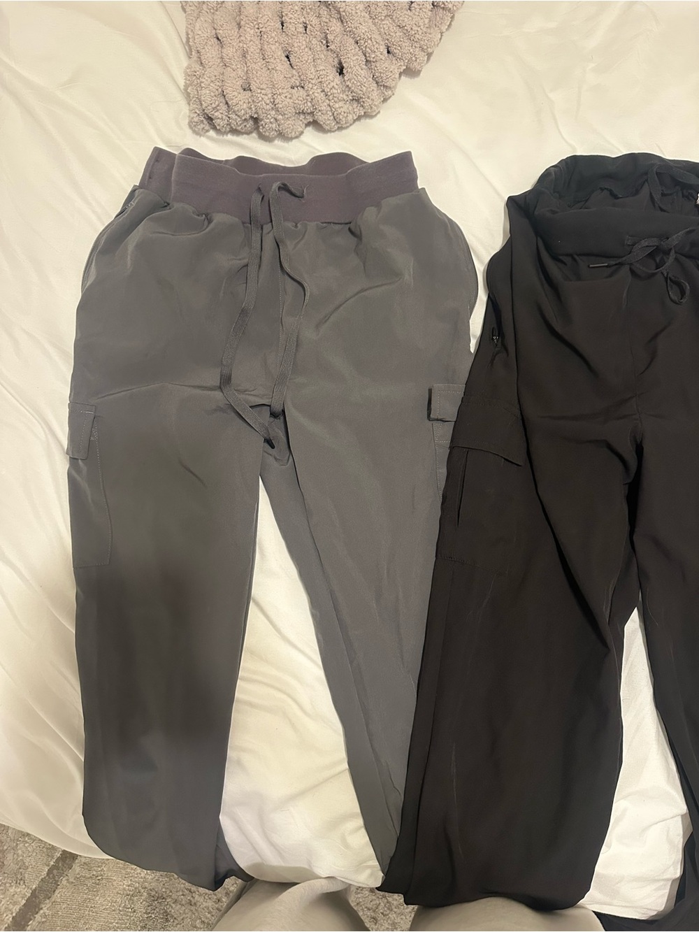 Target Women’s Gray and Black Cargo Jogger Pants